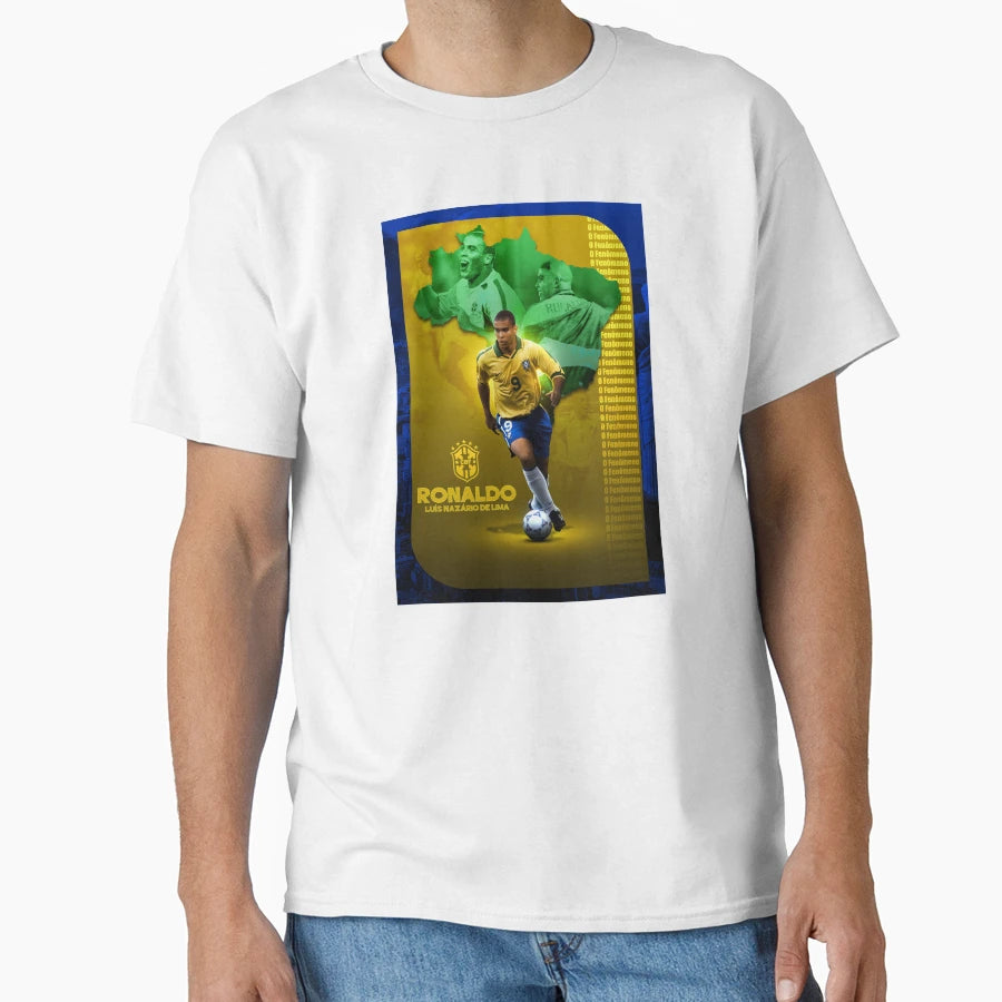 Ronaldo Lu S Naz Rio De Lima O Fen Meno T-Shirt - Trendy Graphic Unisex - T-Shirt, Sweatshirt, Hoodie
