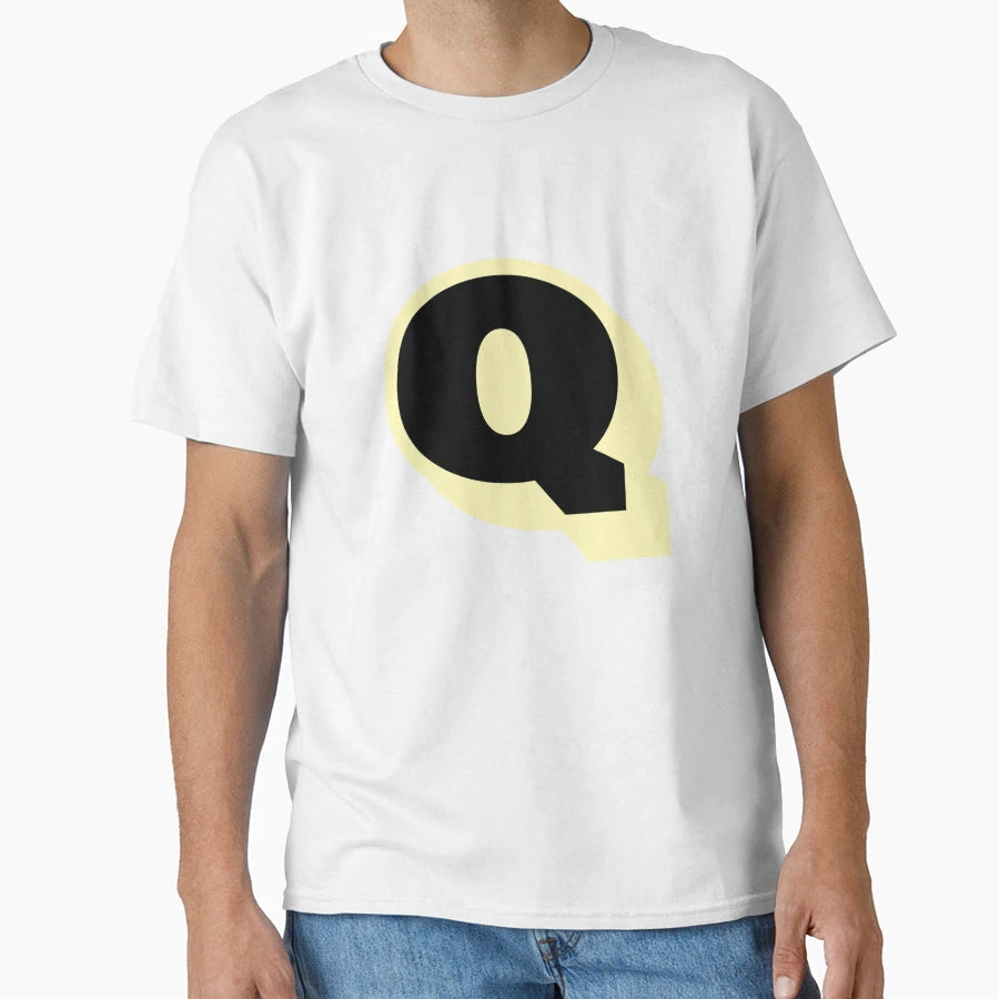 Letter Q Street Art Typography T-Shirt - Custom Art Print Men Women - T-Shirt, Sweatshirt, Hoodie