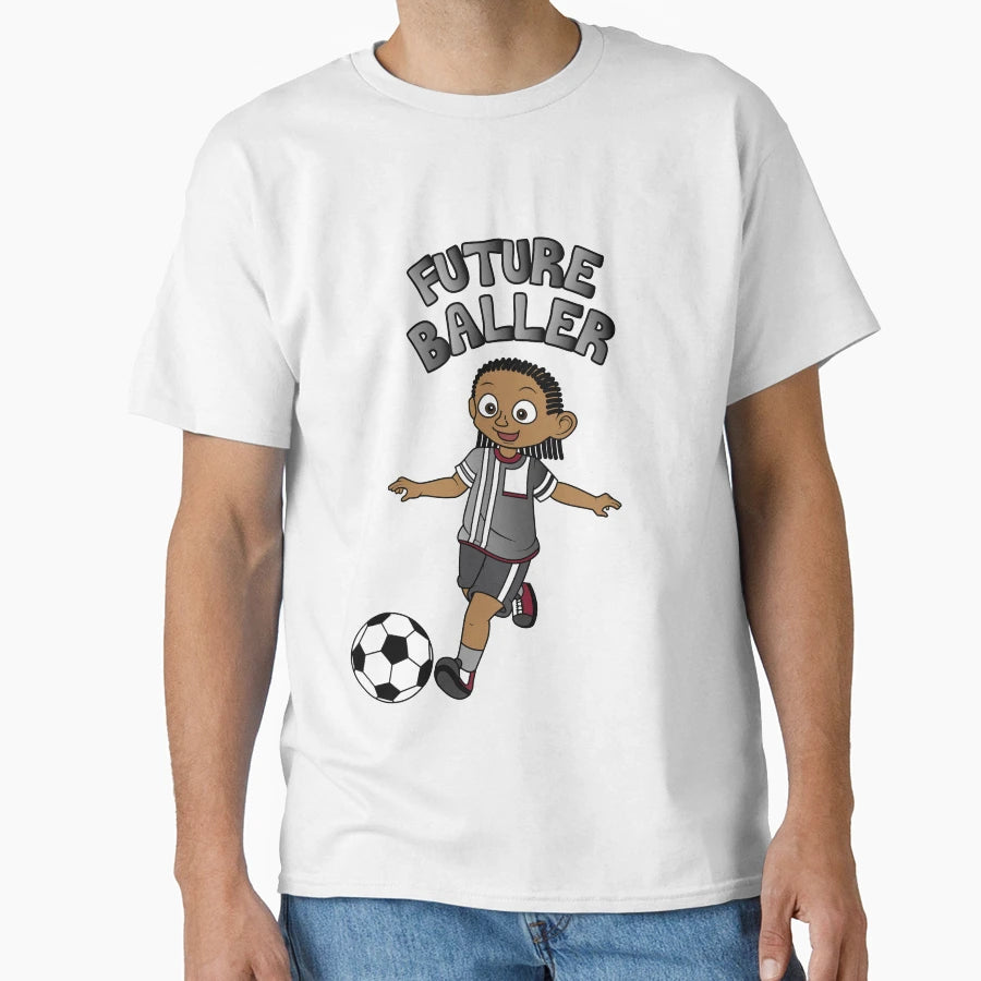 Future Baller Cainrows T-Shirt - Minimalist Print for Adults - T-Shirt, Sweatshirt, Hoodie