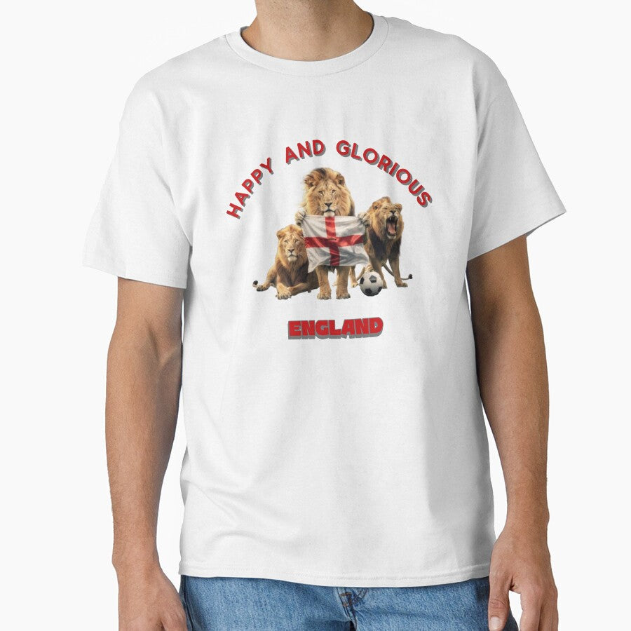 England Happy and Glorious World Cup 2026 by Lola - Adult & Kids T-Shirts, Sweatshirts & Hoodies apparel design preview 1