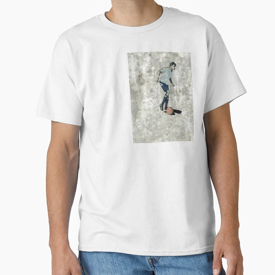 Soccer Drawing T-Shirt - Aesthetic Graphic for Adults - T-Shirt, Sweatshirt, Hoodie