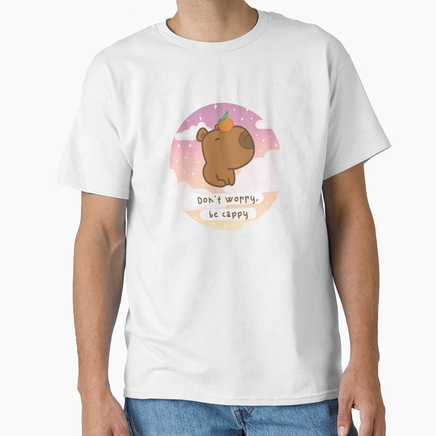 Capybara positive vibes by Llimoneta - Adult & Kids T-Shirts, Sweatshirts & Hoodies apparel design preview 1