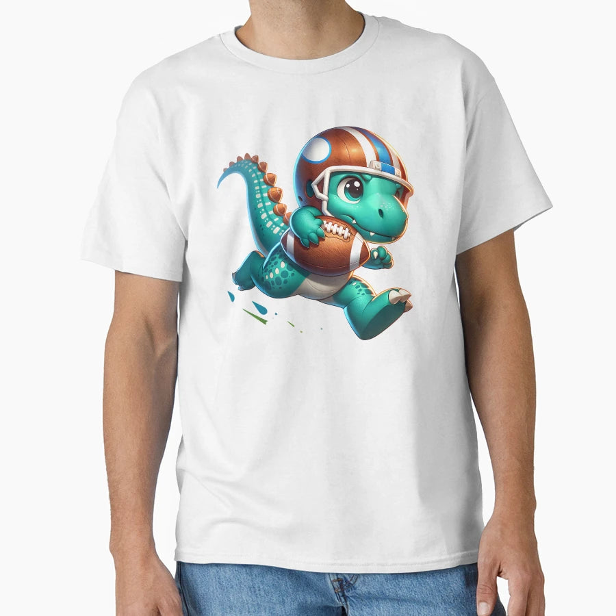 Fantay Football T Rex T-Shirt - Custom Art Print for Adults - T-Shirt, Sweatshirt, Hoodie