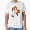 Chibi Dog Soccer Player T-Shirt - Graphic Print for Adults - T-Shirt, Sweatshirt, Hoodie