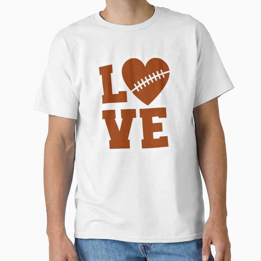 Football Love T-Shirt - Aesthetic Graphic Unisex - T-Shirt, Sweatshirt, Hoodie