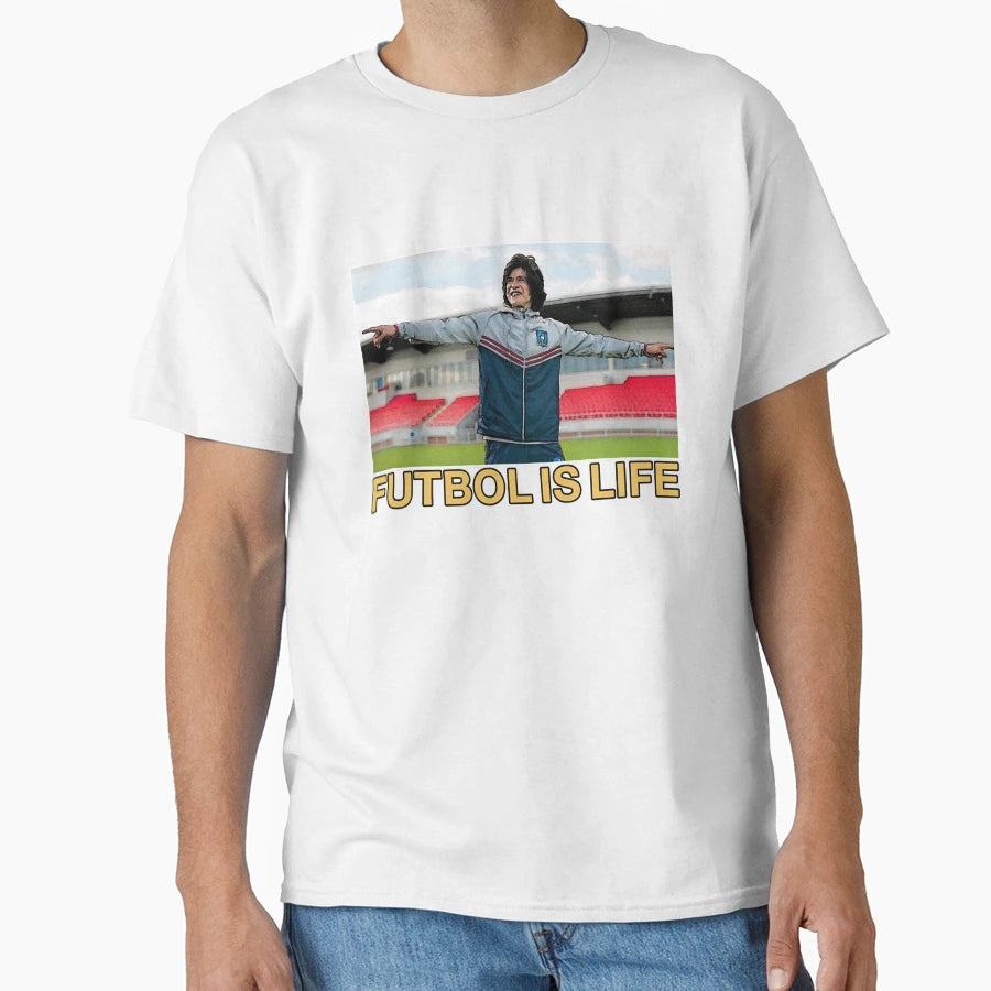 Copy Futbol Is Life T-Shirt - Minimalist Print Men Women - T-Shirt, Sweatshirt, Hoodie