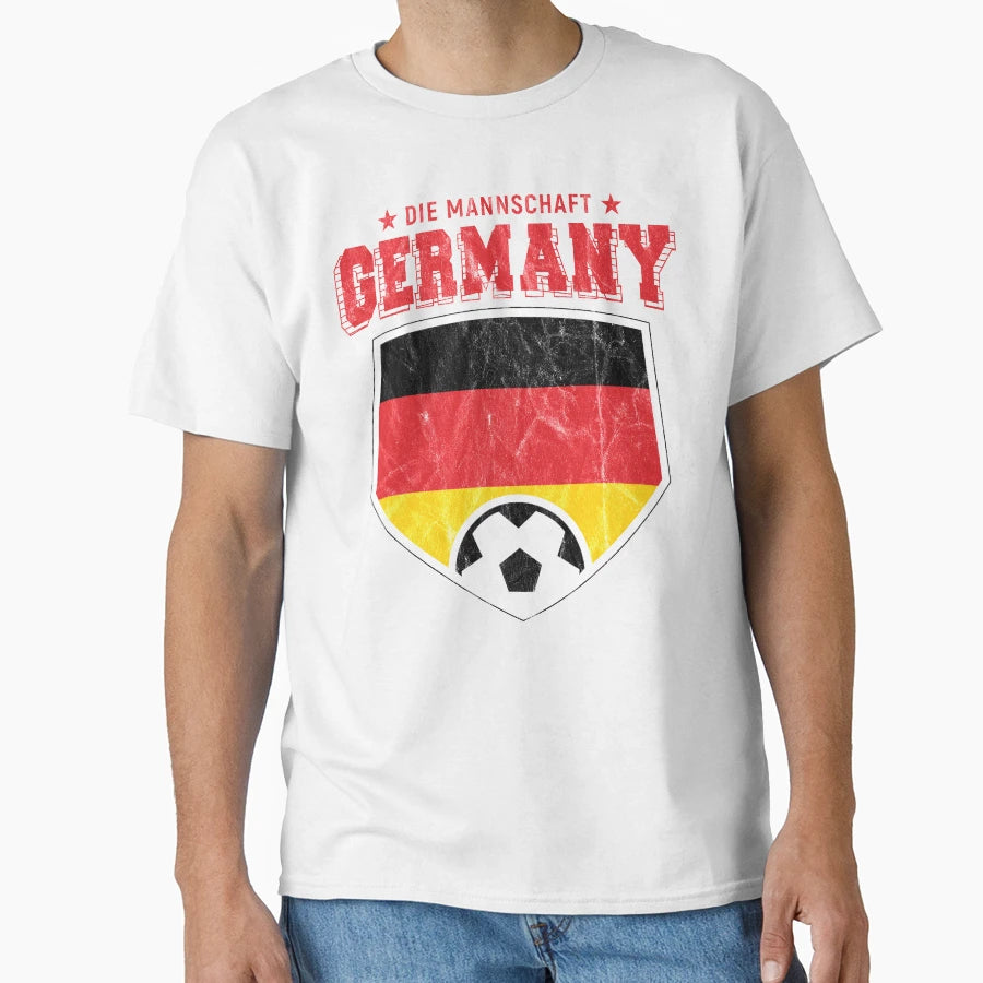 Germany Deutschland Fussball T-Shirt - Fun Novelty Design Men Women - T-Shirt, Sweatshirt, Hoodie