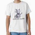 Pastel Goth Robot Cats Glitchy Glam by dcohea - Adult & Kids T-Shirts, Sweatshirts & Hoodies apparel design preview 1