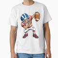 Football Player Football Season Dab T-Shirt - Minimalist Print for Adults - T-Shirt, Sweatshirt, Hoodie