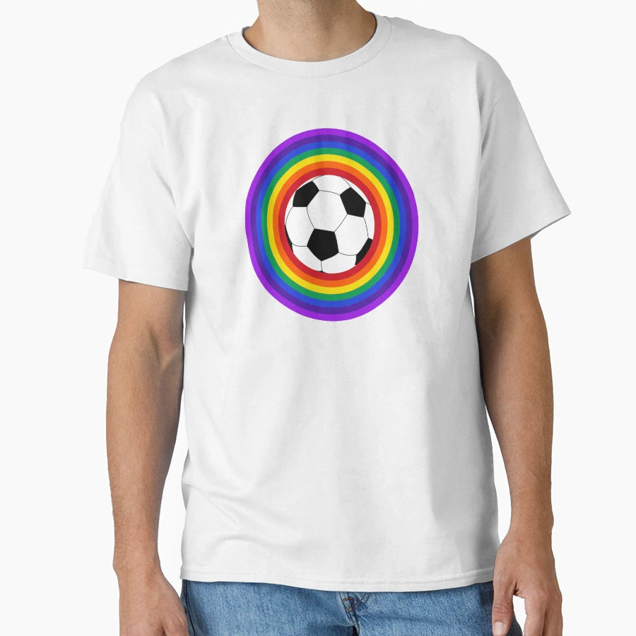 Lgbtq Gay Pride Football Soccer Fan T-Shirt - Trendy Graphic Unisex - T-Shirt, Sweatshirt, Hoodie