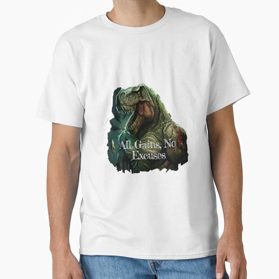 All Gains, No ExcusesDesignBodybuilding Fitness Gym - Adult & Kids T-Shirts, Sweatshirts & Hoodies apparel design preview 1