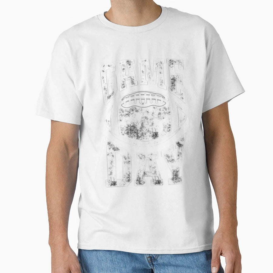 Game Day Football Lover Fan T-Shirt - Graphic Print Men Women - T-Shirt, Sweatshirt, Hoodie