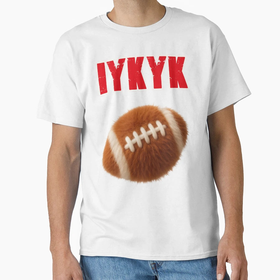 Iykyk American Football T-Shirt - Unique Graphic for Adults - T-Shirt, Sweatshirt, Hoodie