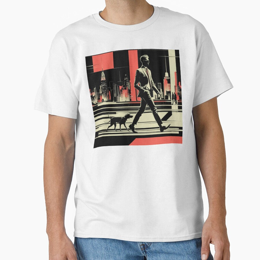 The gentleman and his dog by MindsAtelier - Adult & Kids T-Shirts, Sweatshirts & Hoodies apparel design preview 1