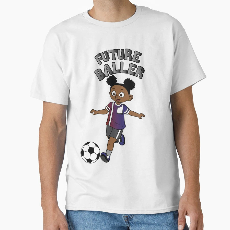 Future Baller Afro Puffs T-Shirt - Graphic Print Unisex - T-Shirt, Sweatshirt, Hoodie