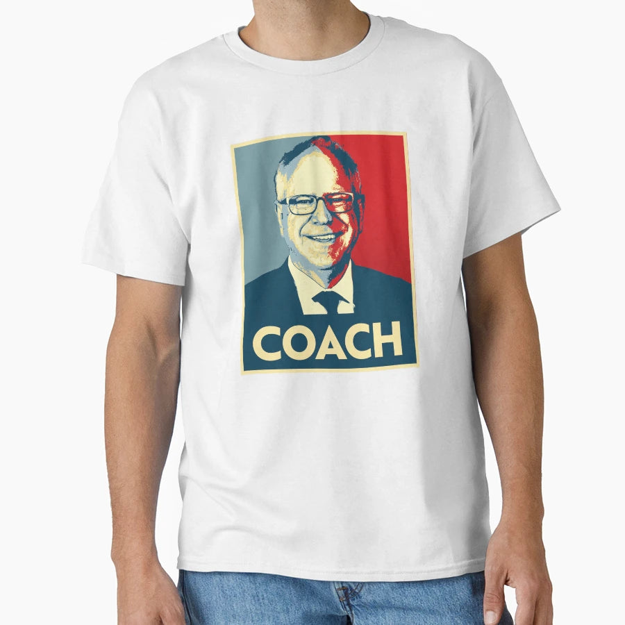 Coach Walz Harris Walz 2024 T-Shirt - Trendy Graphic Men Women - T-Shirt, Sweatshirt, Hoodie