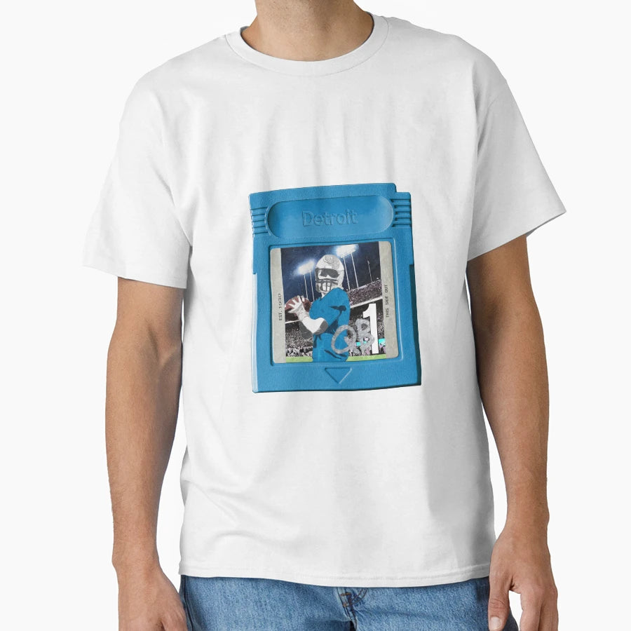 Football Detroit T-Shirt - Minimalist Print Men Women - T-Shirt, Sweatshirt, Hoodie