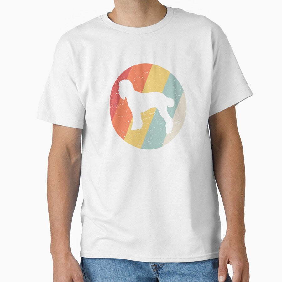 Vintage Retro Standard Poodle by Vanover Designs - Adult & Kids T-Shirts, Sweatshirts & Hoodies apparel design preview 1