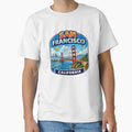 San Francisco, California Golden Gate Bridge by - Adult & Kids T-Shirts, Sweatshirts & Hoodies apparel design preview 1