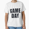 Game Day Sports Fan Football Tailgate T-Shirt - Minimalist Print Men Women - T-Shirt, Sweatshirt, Hoodie