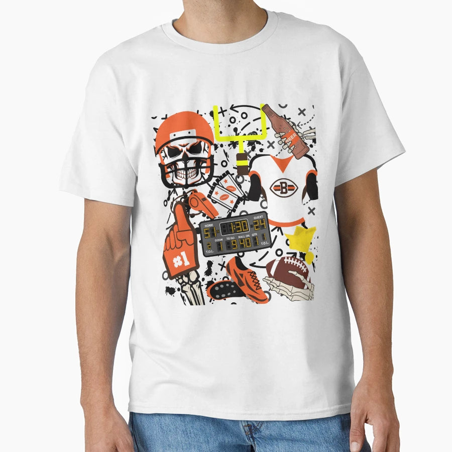 Browns T-Shirt - Custom Art Print Unisex - T-Shirt, Sweatshirt, Hoodie