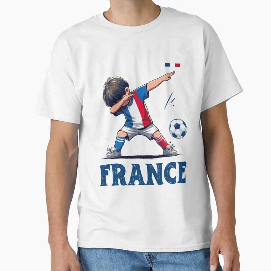 French Soccer T-Shirt - Fun Novelty Design for Adults - T-Shirt, Sweatshirt, Hoodie
