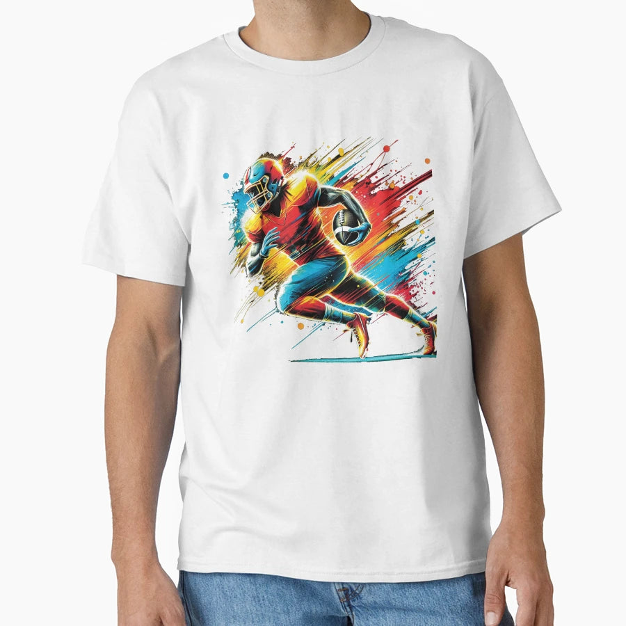 American Football Game Day Vibes T-Shirt - Minimalist Print Unisex - T-Shirt, Sweatshirt, Hoodie