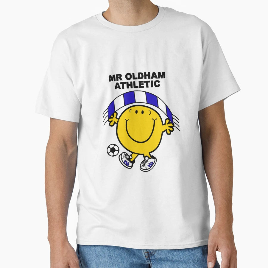 Oldham Athletic Football T-Shirt - Unique Graphic for Adults - T-Shirt, Sweatshirt, Hoodie