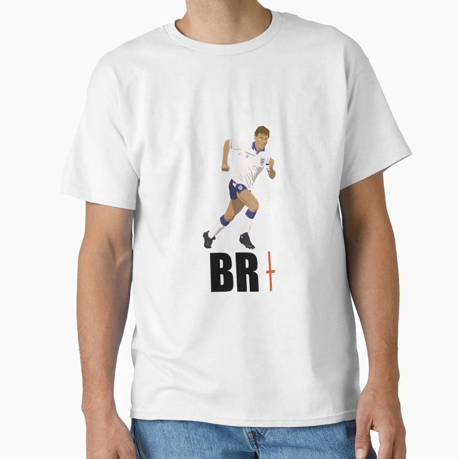 Bryan Robson England T-Shirt - Minimalist Print Men Women - T-Shirt, Sweatshirt, Hoodie