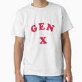 Gen X And Proud T-Shirt - Aesthetic Graphic for Adults - T-Shirt, Sweatshirt, Hoodie