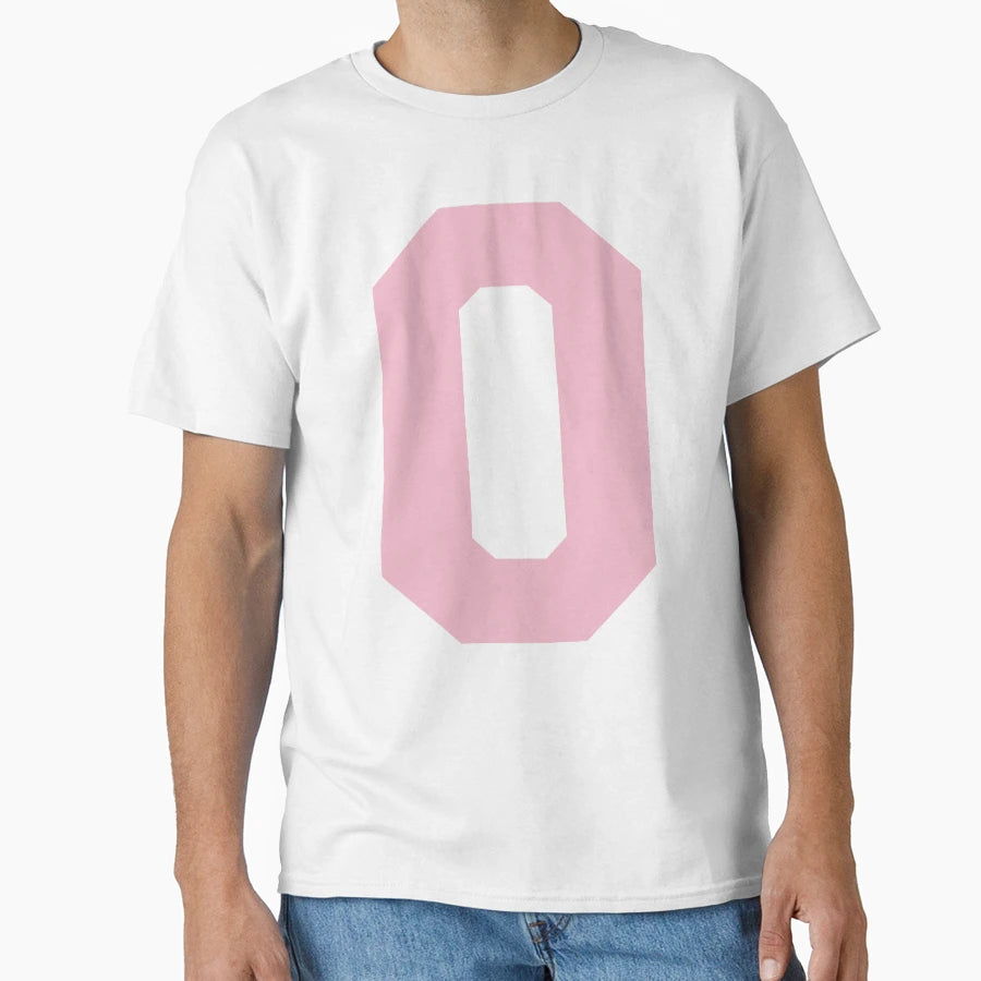 Alphabet Rose O Sports Letter O T-Shirt - Novelty Apparel for Adults - T-Shirt, Sweatshirt, Hoodie