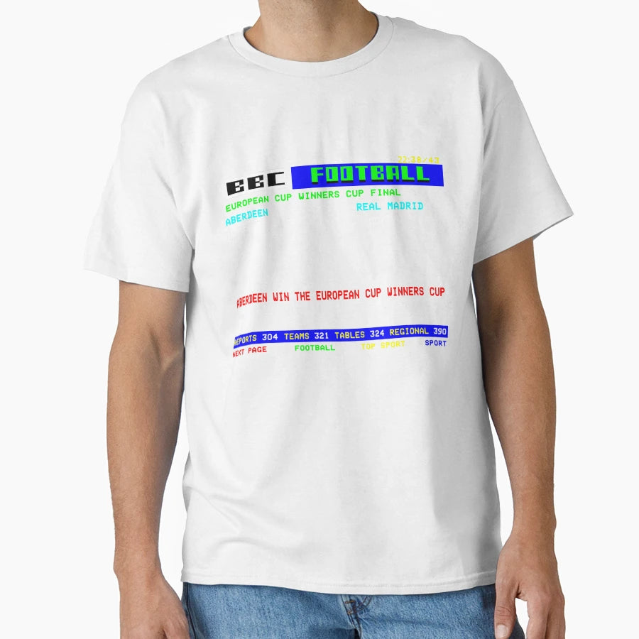 Aberdeen Cup Winners Cup Final 1983 T-Shirt - Custom Art Print for Adults - T-Shirt, Sweatshirt, Hoodie