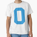 Number 0 Blue Zero Sports Number 0 T-Shirt - Casual Everyday Wear Men Women - T-Shirt, Sweatshirt, Hoodie