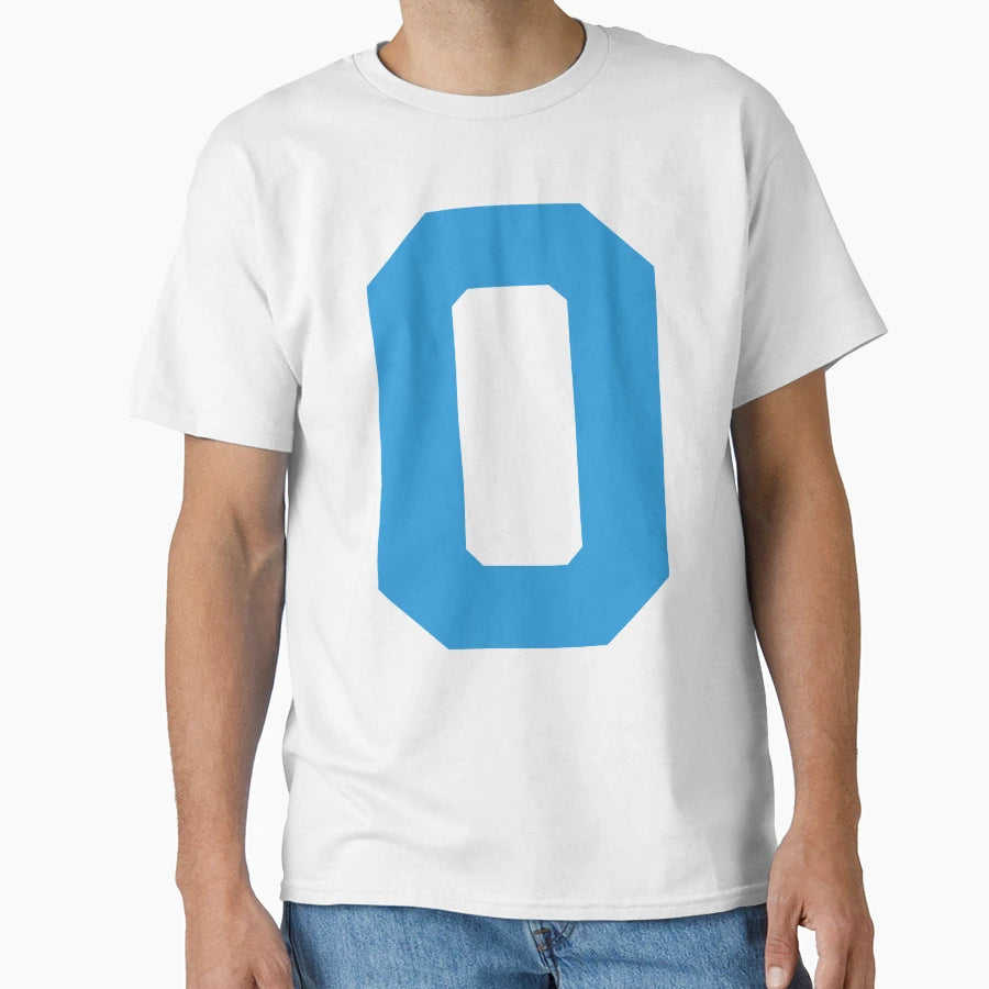 Number 0 Blue Zero Sports Number 0 T-Shirt - Casual Everyday Wear Men Women - T-Shirt, Sweatshirt, Hoodie