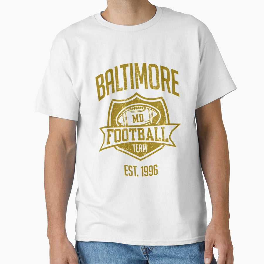 Baltimore Football Team Inspired T-Shirt - Graphic Print Men Women - T-Shirt, Sweatshirt, Hoodie