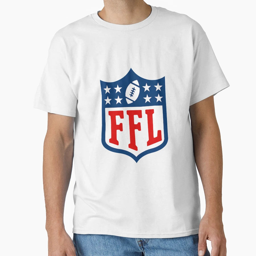 Fantasy Football Logo Ffl League Lover T-Shirt - Novelty Apparel for Adults - T-Shirt, Sweatshirt, Hoodie