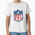 Fantasy Football Logo Ffl League Lover T-Shirt - Novelty Apparel for Adults - T-Shirt, Sweatshirt, Hoodie