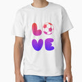 Football Love T-Shirt - Aesthetic Graphic Men Women - T-Shirt, Sweatshirt, Hoodie