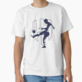 Dynamic Football Kick Logo Minimalist T-Shirt - Novelty Apparel for Adults - T-Shirt, Sweatshirt, Hoodie