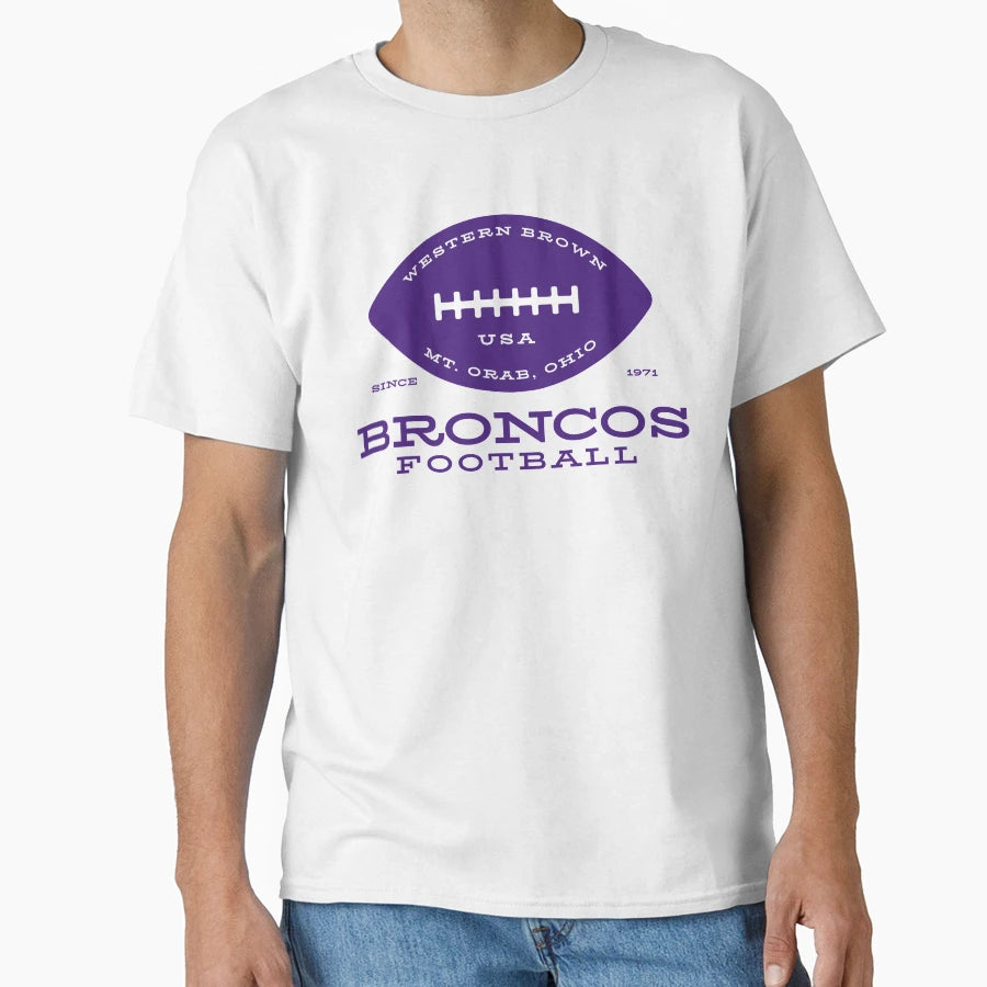 Football Purple T-Shirt - Fun Novelty Design for Adults - T-Shirt, Sweatshirt, Hoodie
