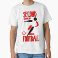 Second Love Is Footbal T-Shirt - Novelty Apparel for Adults - T-Shirt, Sweatshirt, Hoodie