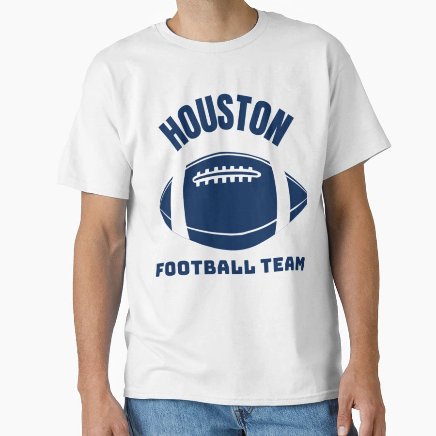 Houston Football Team T-Shirt - Minimalist Print Men Women - T-Shirt, Sweatshirt, Hoodie