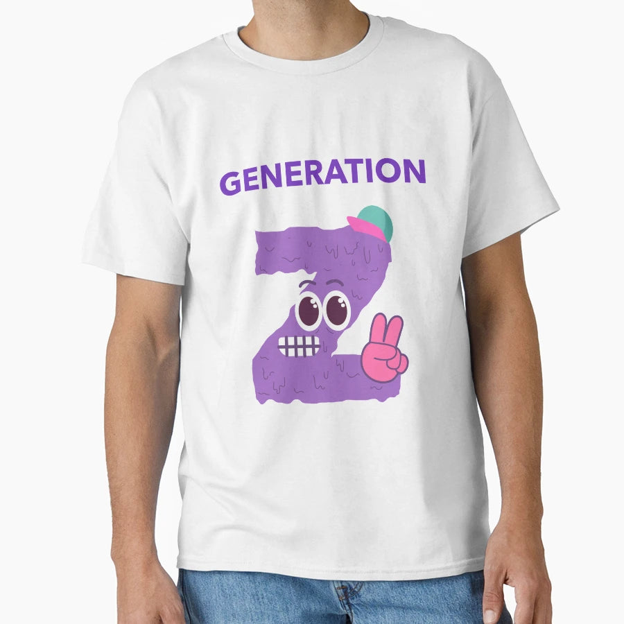 Generation Z T-Shirt - Custom Art Print for Adults - T-Shirt, Sweatshirt, Hoodie
