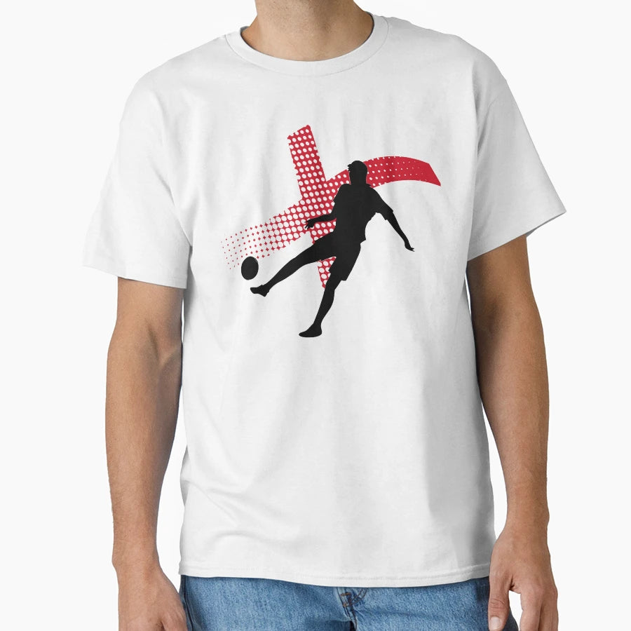 England Football Silhouette England T-Shirt - Graphic Print Men Women - T-Shirt, Sweatshirt, Hoodie