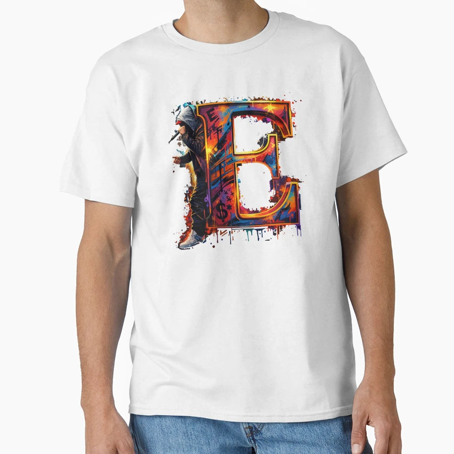 Eminem E Rap Music Culture T-Shirt - Minimalist Print for Adults - T-Shirt, Sweatshirt, Hoodie