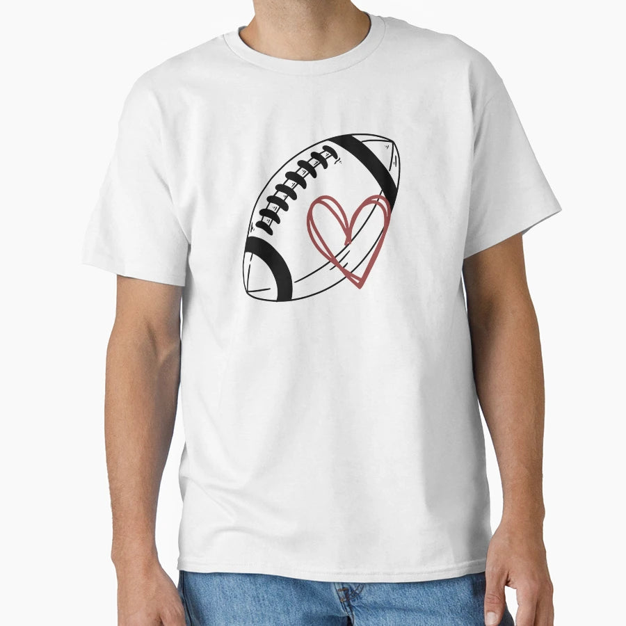 Football Game Day Gift Football T-Shirt - Aesthetic Graphic for Adults - T-Shirt, Sweatshirt, Hoodie