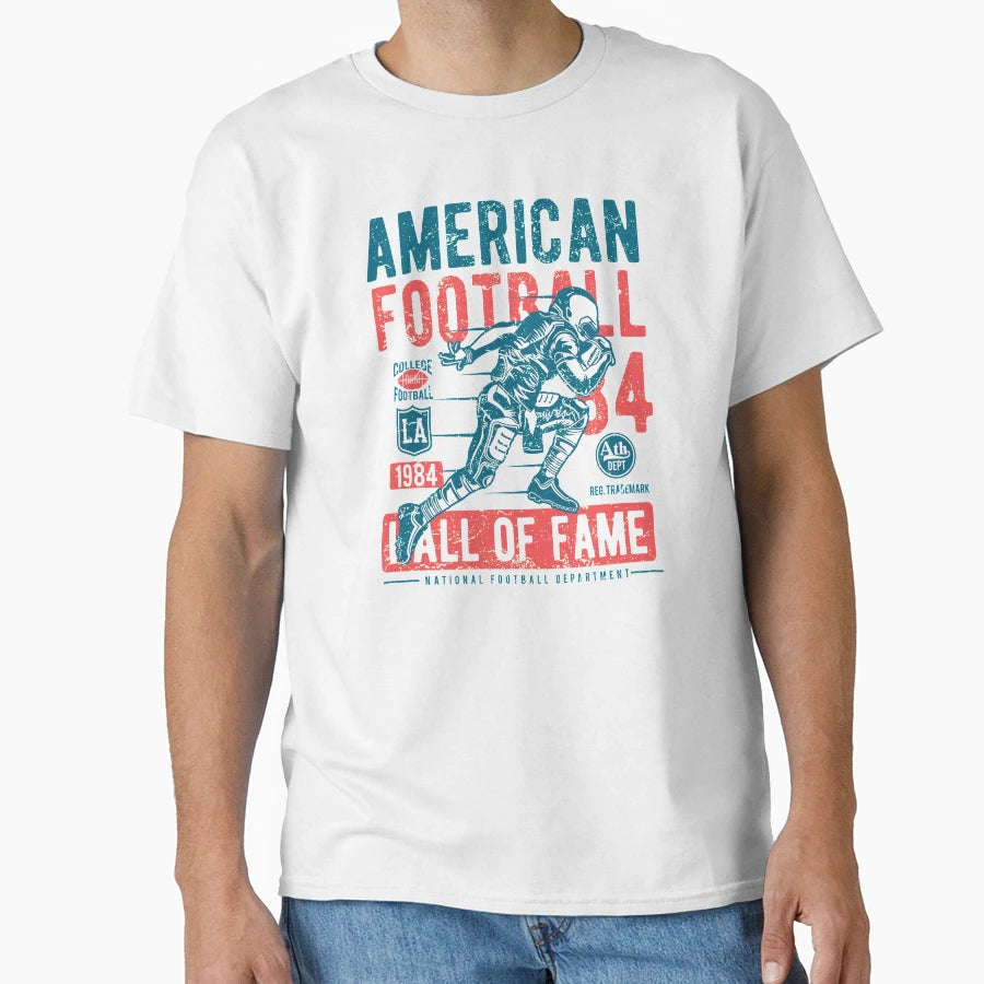 American Football Hall Fame T-Shirt - Custom Art Print Men Women - T-Shirt, Sweatshirt, Hoodie