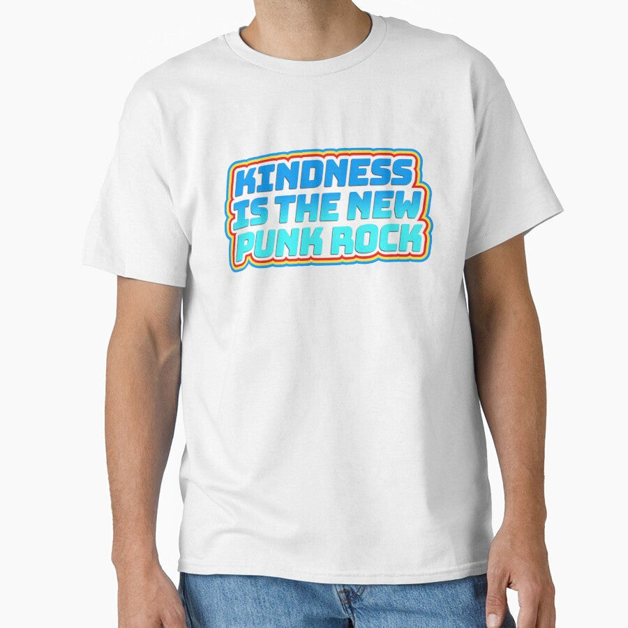 Kindness Is the New Punk Rock by Deep Space Goods - Adult & Kids T-Shirts, Sweatshirts & Hoodies apparel design preview 1