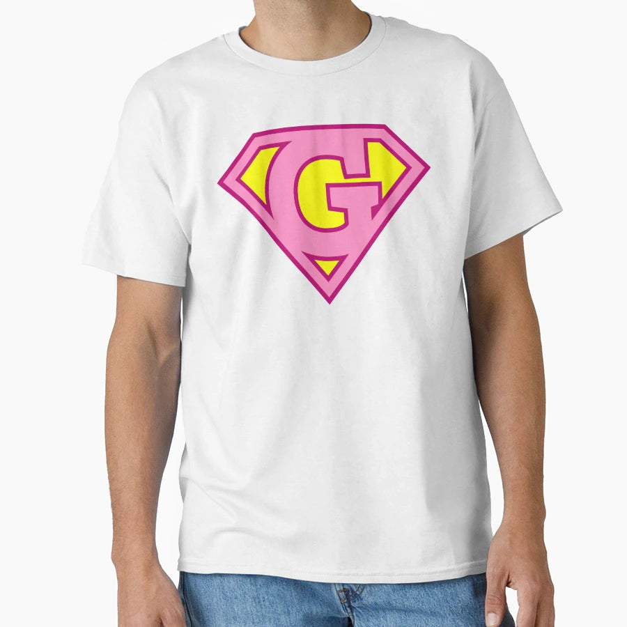 Letter G Super Letter Vol 2 T-Shirt - Minimalist Print Unisex - T-Shirt, Sweatshirt, Hoodie
