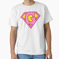 Letter G Super Letter Vol 2 T-Shirt - Minimalist Print Unisex - T-Shirt, Sweatshirt, Hoodie
